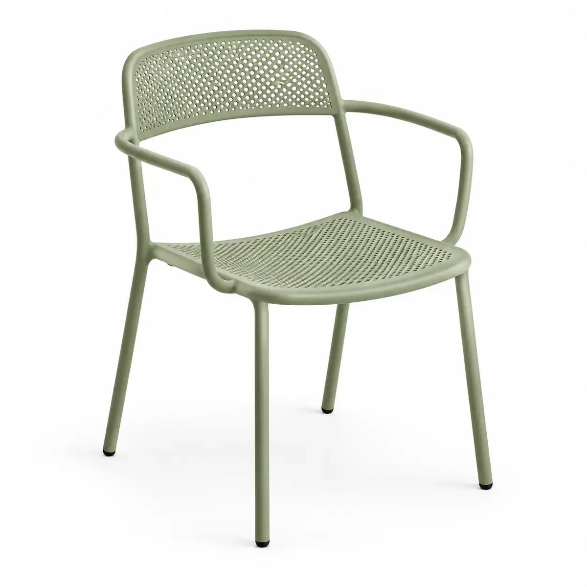 Wetandwestcoast green chair with woven detail and armrests, modern design for indoor or outdoor use.